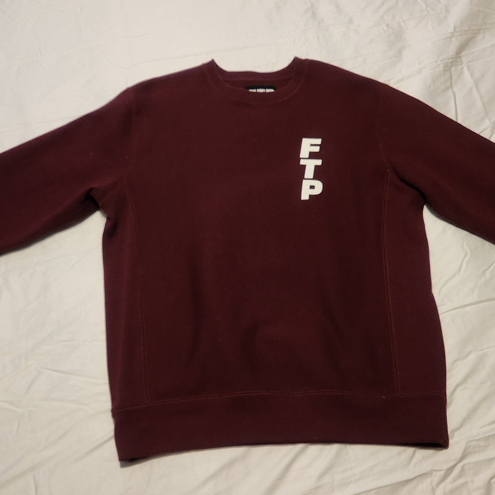 FTP Men's Burgundy Sweater